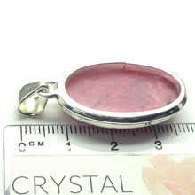 Load image into Gallery viewer, Pink Petalite Pendant | Oval Cabochon | 925 Sterling Silver | Bezel Set with Open Back | Calm Heart | Open Heart Higher Wisdom | Protective | Higher purpose | Genuine Gems from Crystal Heart Melbourne Australia since 1986