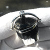 Crystal Tourmaline Pendant | Natural Black Tourmaline Crystal over polished  Clear Quartz Point | 925 Sterling Silver | Genuine gems from Crystal Heart Melbourne Australia since 1986