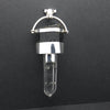 Crystal Tourmaline Pendant | Natural Black Tourmaline Crystal over polished  Clear Quartz Point | 925 Sterling Silver | Genuine gems from Crystal Heart Melbourne Australia since 1986