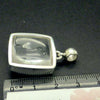 Manifestion Quartz Pendant | Square Cabochon | Deep bevels on the reverse | Superior 925 Sterling Silver Setting | Genuine Gems from Crystal Heart Melbourne Australia since 1986