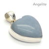 Angelite Heart Pendant, 925 Sterling Silver, r2