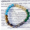 Virgo Astrology Stretch Bracelet | 8mm Beads | Blue Chalcedony | Citrine | Black Pearl | Tiger Eye | Fair Trade Semi Precious Gemstone Bracelets | Genuine Gemstones from Crystal Heart Melbourne Australia since 1986Virgo Astrology Stretch Bracelet | 8mm Beads | Blue Chalcedony | Jade | Black Pearl | Tiger Eye | Fair Trade Semi Precious Gemstone Bracelets | Genuine Gemstones from Crystal Heart Melbourne Australia since 1986
