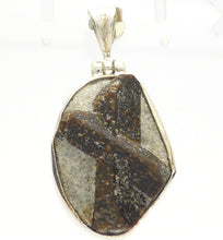 Load image into Gallery viewer, Fairy cross staurolite pendant silver australian supplier