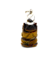 Load image into Gallery viewer, Carving Ganesh Tiger Eye Pendant | 925 Silver | Nicely carved Ganesha | Lord of Wisdom, Overcomer of obstacles &amp; Creativity | Tiger Eye mental strength | Crystal Heart Australia since 1986