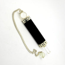 Load image into Gallery viewer, Pendulum Black Tourmaline and Clear Quartz