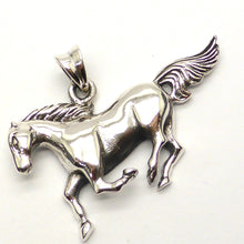 Load image into Gallery viewer, Galloping Horse Pendant Silver australian supplier