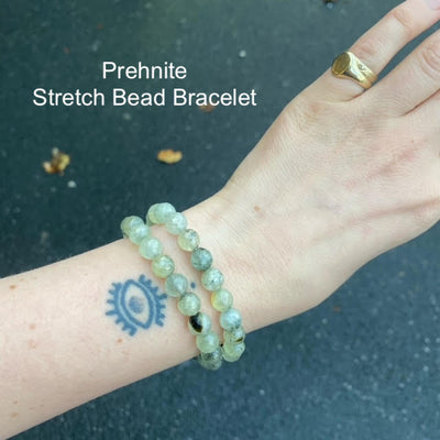 Stretch Bracelet with Hematite Beads | Fair Trade | Strong Elastic | Heart Opening | Tourmaline | Genuine Gems from Crystal Heart Melbourne Australia since 1986