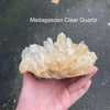 Large Clear Quartz Cluster | Madagascan Clear Quartz Cluster  | Inspiration | Crown Chakra  | Genuine Gems from Crystal Heart Melbourne Australia since 1986