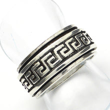 Load image into Gallery viewer,  Spinner Spinning Ring Greek Border Stirling Silver australian supplier