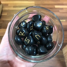 Load image into Gallery viewer, Crystal Runes | Amethyst | Black Onyx | Clear Quartz | crystal divination | Crystal Heart Australia since 1986