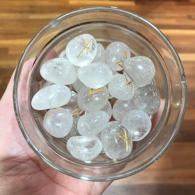 Crystal Runes | Amethyst | Black Onyx | Clear Quartz | crystal divination | Crystal Heart Australia since 1986