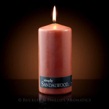 Load image into Gallery viewer, Pillar Candle Sandalwood