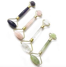 Load image into Gallery viewer, Crystal Face Rollers | Crystal | Rose Quartz | Amethyst | Jade | Clear Quartz| Crystal Heart Melbourne Australia since 1986