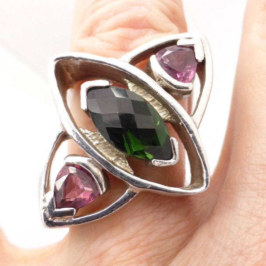 Tourmaline Atom ring