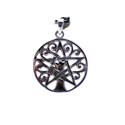 Tree Pentacle Crystal Heart