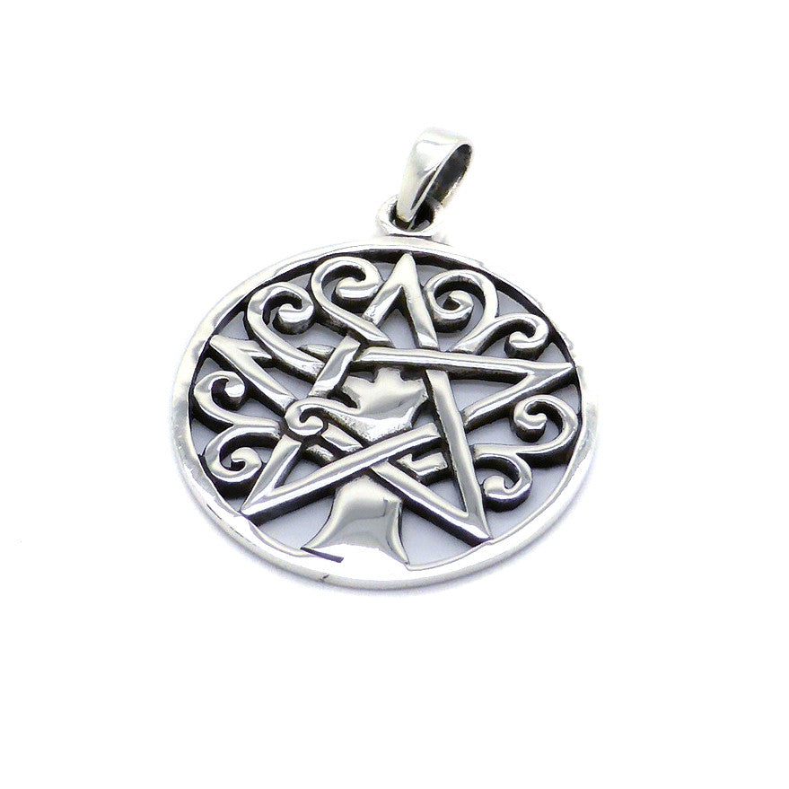Tree Pentacle Crystal Heart