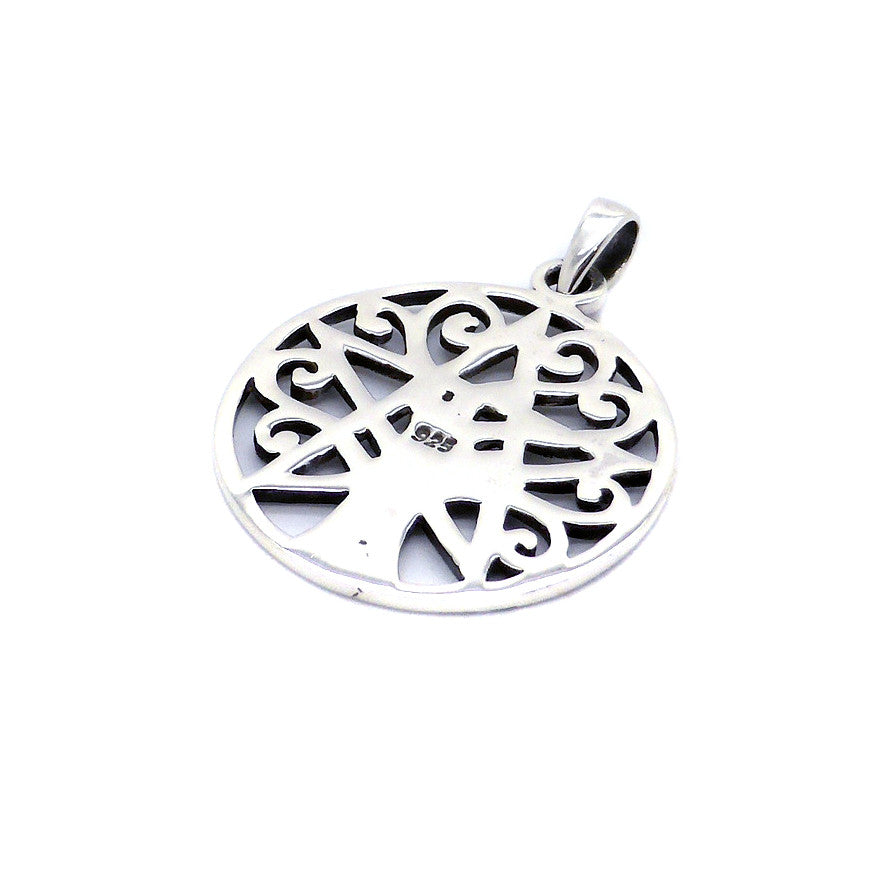 Tree Pentacle Crystal Heart