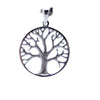 Tree Pendant | 925 Sterling Silver | Winter Tree in Silver Circle | Reveals the grace and inner strength that's hidden by Summer's foliage | Lovely detail even showing the bark on the Tree | Crystal Heart Melbourne Australia since 1986