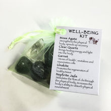 Load image into Gallery viewer, Crystal Healing kits | Selected Tumbled Stones in Organza Bag | for Abundance Australian Chakra Clarity Detox Dreams Fertility  Happiness Love Luck Protection Serenity Study Travel Weight Loss Well being and Vitality Stones | Genuine Gems from Crystal Heart Australia since 1986