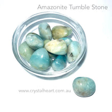 Load image into Gallery viewer, Amazonite Tumble | Stone of emotional healing | Tumble Stone | Pocket Healing | Crystal Heart Melbourne Australia