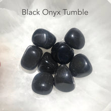 Load image into Gallery viewer, Black Onyx Tumble | Empowerment &amp; Protection|  Tumble Stone | Pocket Healing | Crystal Heart |