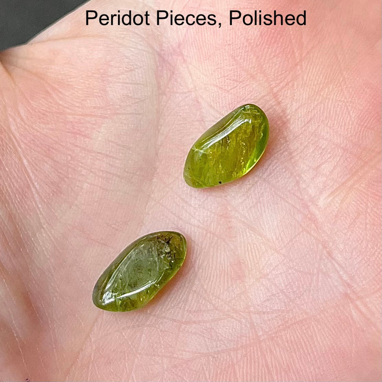 Peridot Pieces, Polished
