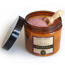 Load image into Gallery viewer, Bath Soak relaxing Blend | Scented purest natural essential oils | Bath Soak | Scented purest natural essential oils |  Crystal heart Melbourne Australia since 1986 | 50-60 hours | Crystal heart Melbourne Australia since 1986