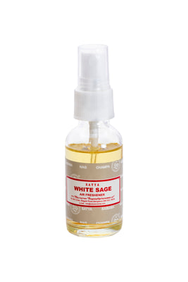 Satya White Sage Air Freshener | Beautifully Smelling Air Freshener| Satya Sai Baba | Crystal Heart Since 1986 | 