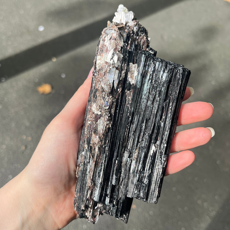 Tourmaline Raw Specimen with Golden Mica, 01