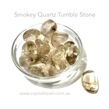 Load image into Gallery viewer, Smokey Quartz Tumble | Grounding | Tumble Stone | Pocket Healing | Crystal Heart |